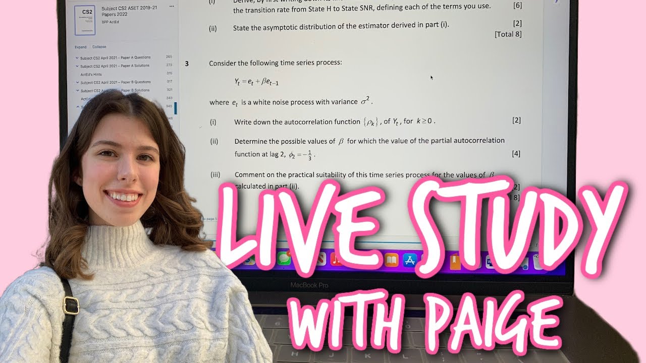 LIVE STUDY WITH ME | 2 hours, no music