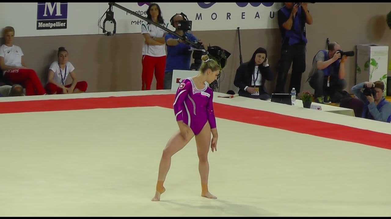 Giulia Steingruber (SUI) - Floor - 2015 European Championships (AA)