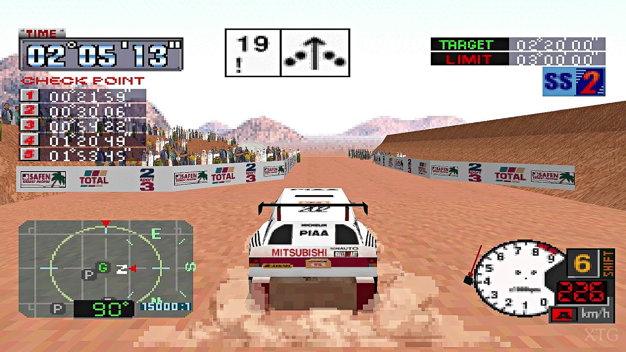 Dakar '97 PS1 Gameplay HD (Beetle PSX HW)