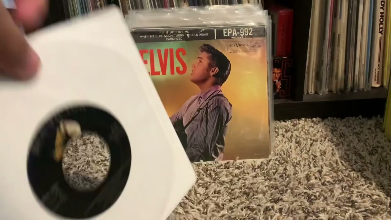 Elvis Presley 45 rpm record collection part 1 1950s