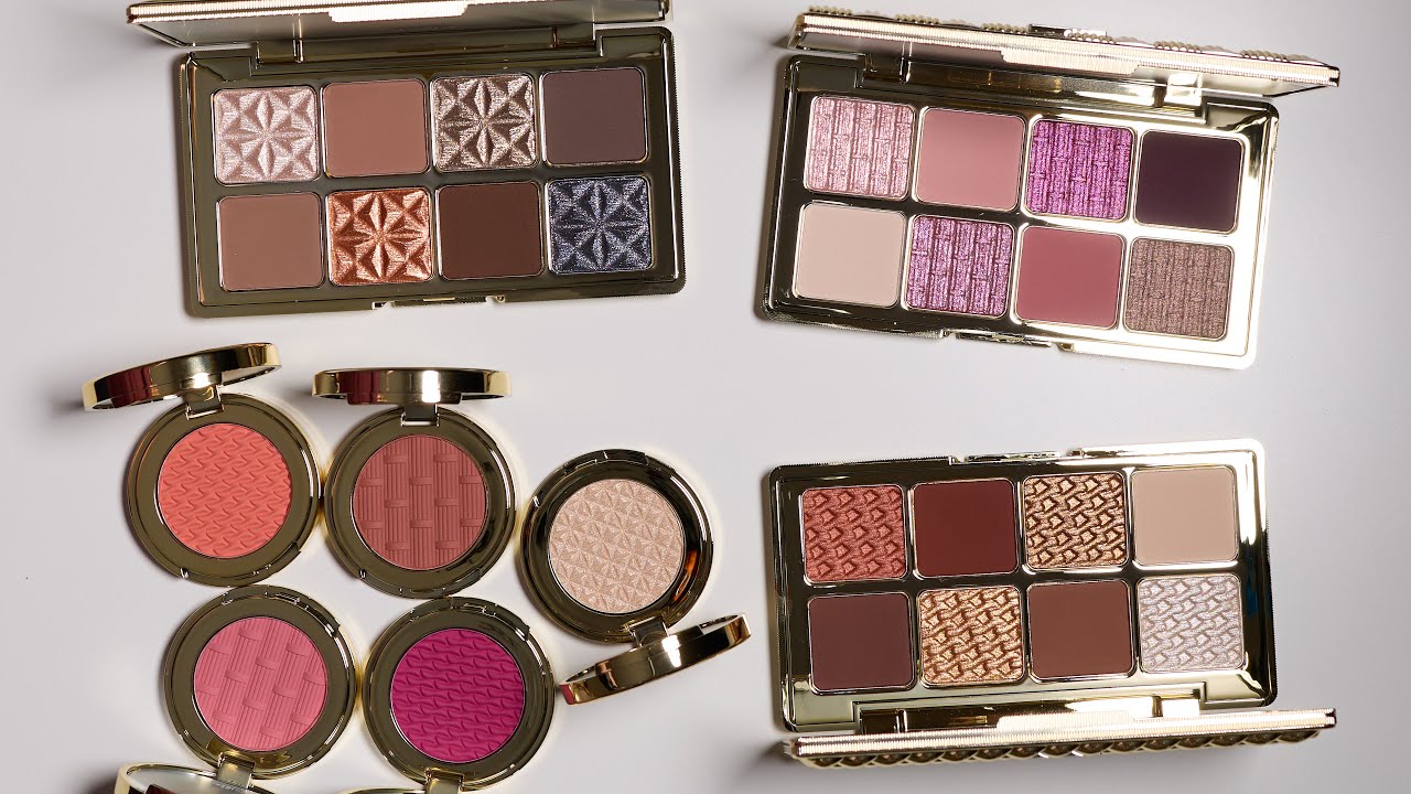 Tarte Holiday 2024 Swatches | Tarte Golden Era Eyeshadow Set & Stay Golden Cheek Set