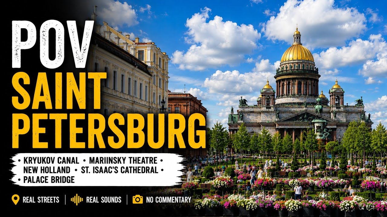 99% of Tourists Never See This Side of Saint Petersburg | 4K POV Walk | Real Sounds
