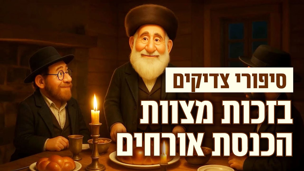 סיפורי צדיקים באנימצית AI: בזכות מצוות הכנסת 🏠 אורחים