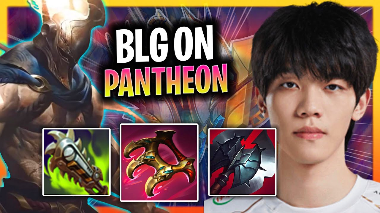 BLG ON IS INSANE WITH PANTHEON! | BLG On Plays Pantheon Support vs Braum!  Season 2024