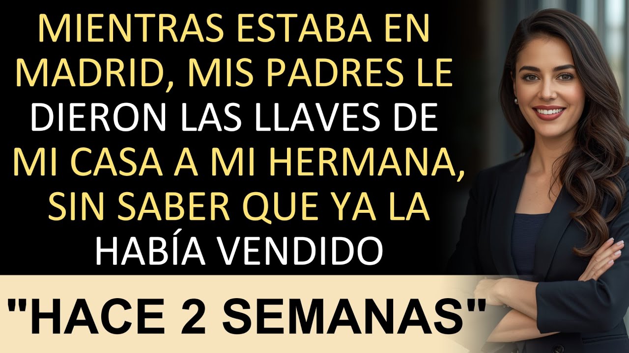 MIS PADRS LE DIERON LAS LLAES DE MI CASA A MI HEMANA PERO NO SABÍN QUE LA HABÍA VEDIDO HACE 2 SEMANA