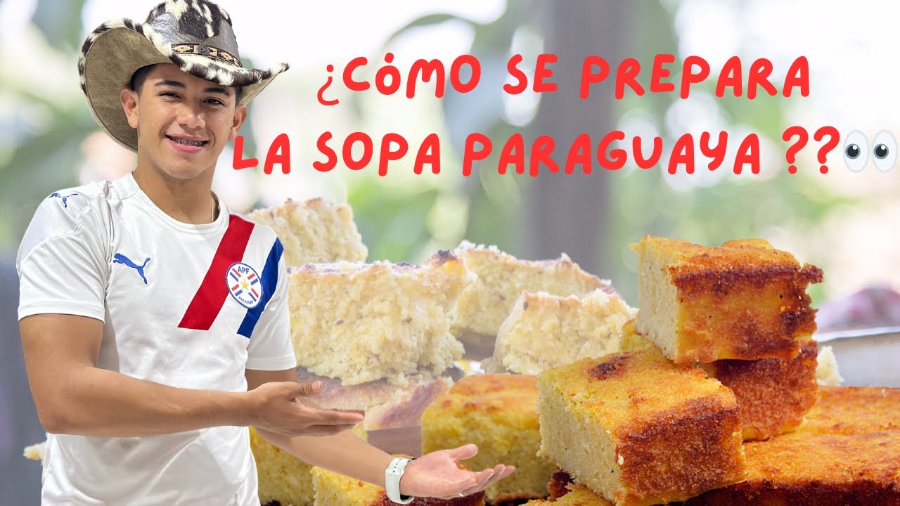 Cómo se prepara la sopa PARAGUAYA??👀🇵🇾 (un dia en la casa de mi abuela) #thesamu_py