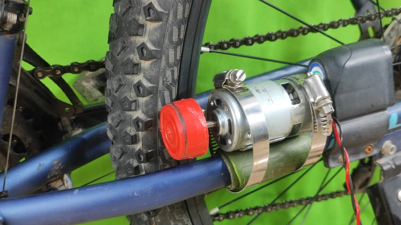 How to make electric cycle Using 775 DC motor