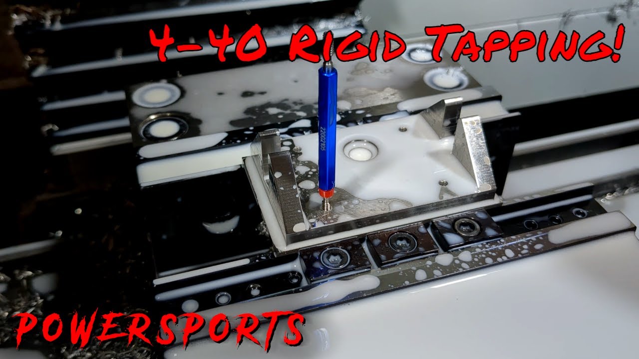 CNC Machining: Rigid Tapping 4-40 In Stainless (Tormach 1100MX)