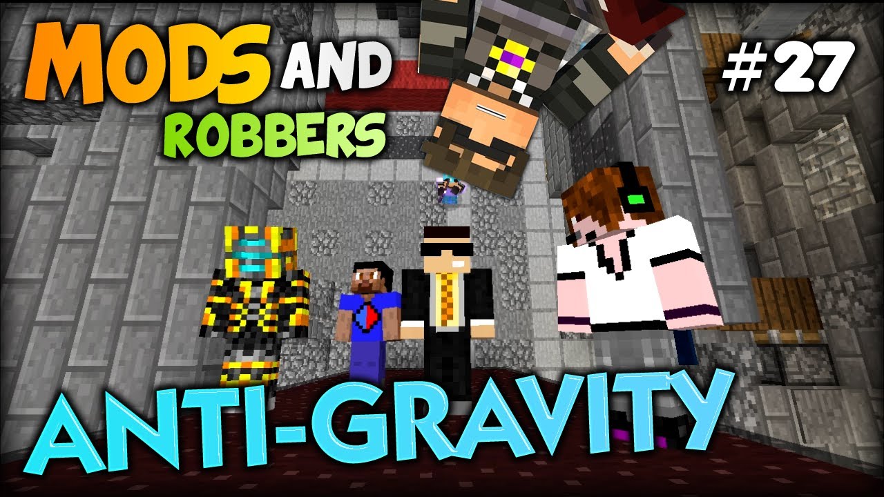ANTI-GRAVITY MOD ULTRA WALLRUN FUN - Minecraft Modded Cops and Robbers (Starminer Mod)