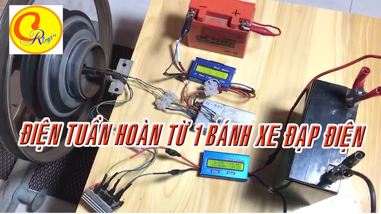 Điện tuần hoàn tù 1 bánh xe đạp điện  ( PHẦN 1)
