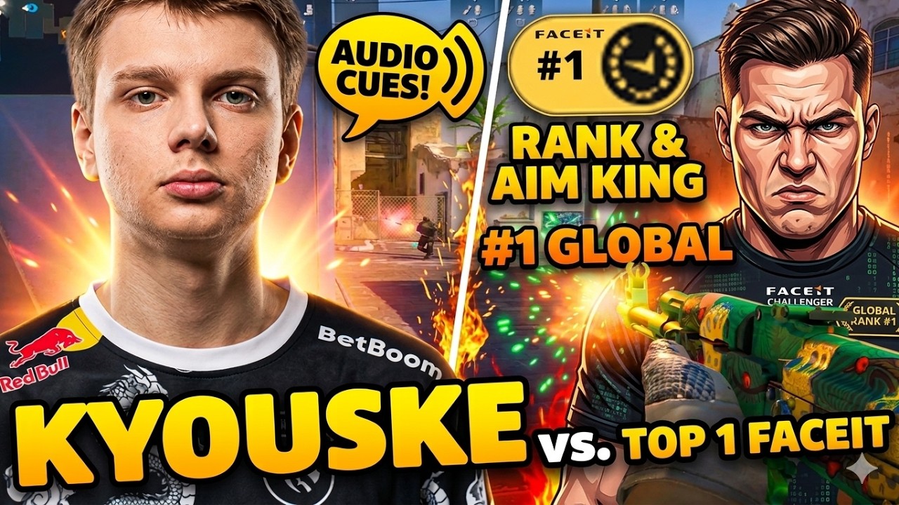 KYOUSUKE против TOP 1 FACEIT - Эта игра ДИКАЯ CS2