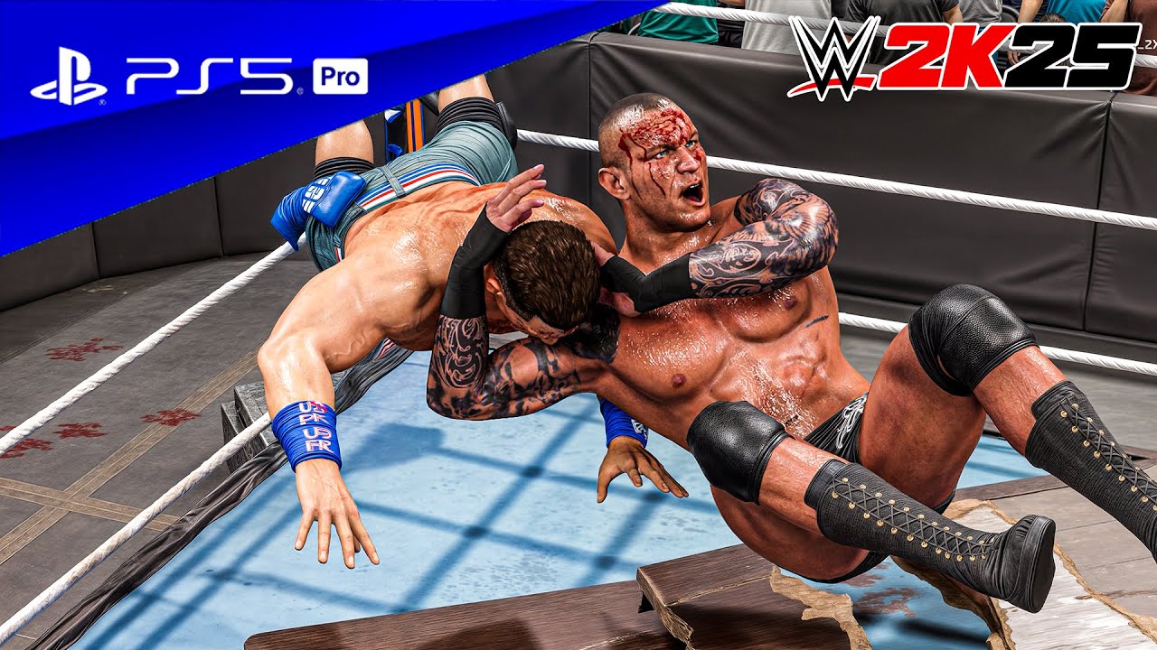 WWE 2K25 - Randy Orton vs. John Cena | WWE Championship No Holds Barred Match | PS5™ Pro [4K60]
