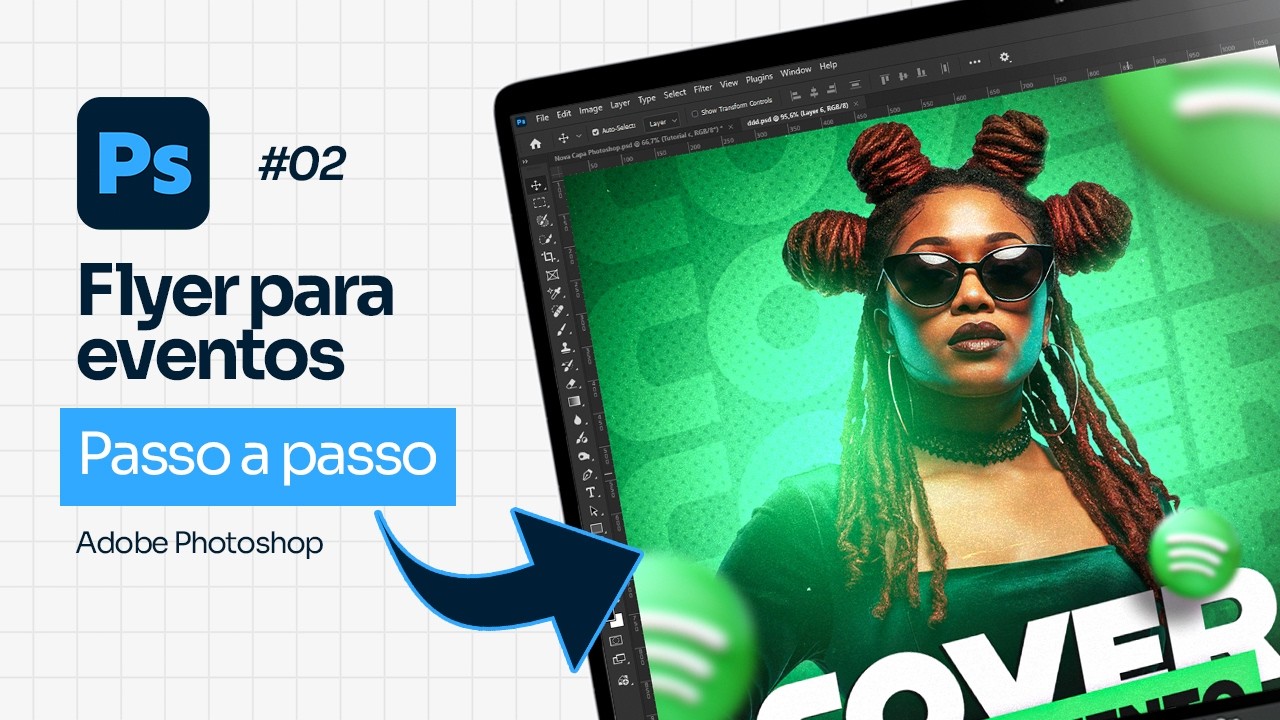 #02 Como fazer um Flyer para Evento - Photoshop 2026