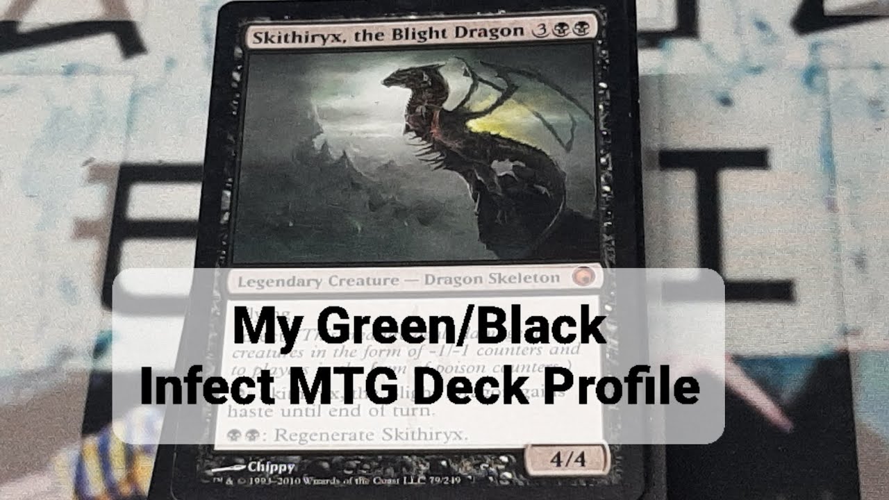 Обзор моей зелено-черной инфекционной колоды MTG