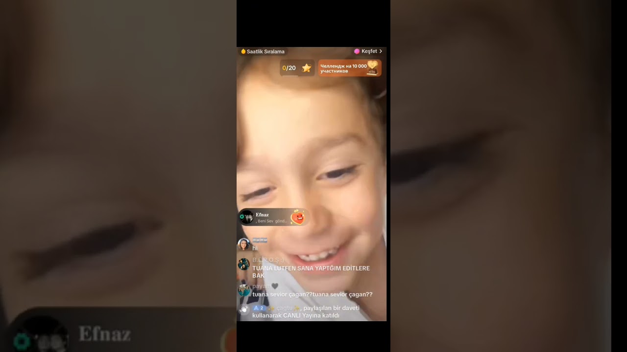 Tuana Naz Tiryaki ( Tik tok canlı yayın ) part 11