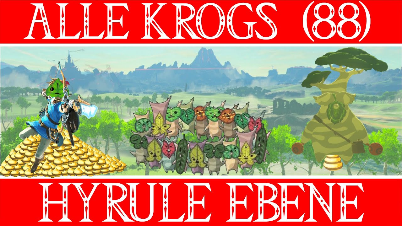 Alle Krogs 88 Hyrule Ebene The Legend of Zeda Breath of the Wild Guide