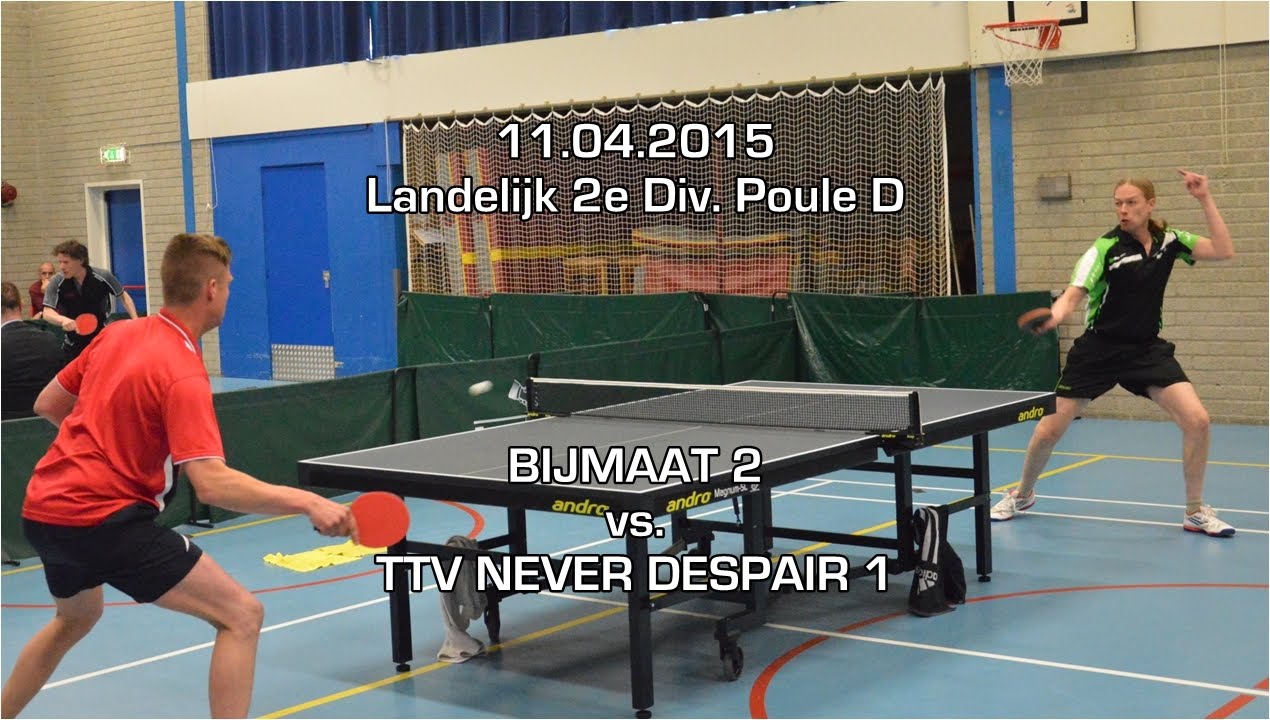 TMC: Bijmaat 2 vs TTV Never Despair 1 - 11.04.2015