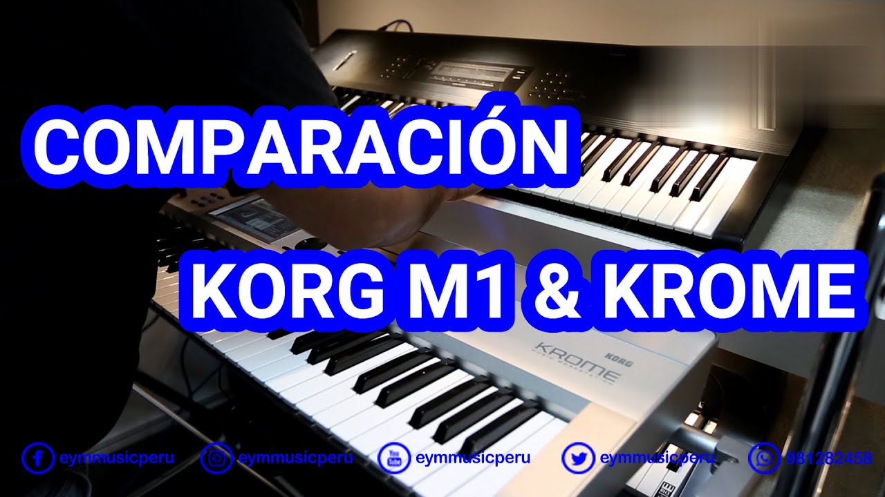 KORG M1 & KROME COMPARACIÓN DE SONIDOS