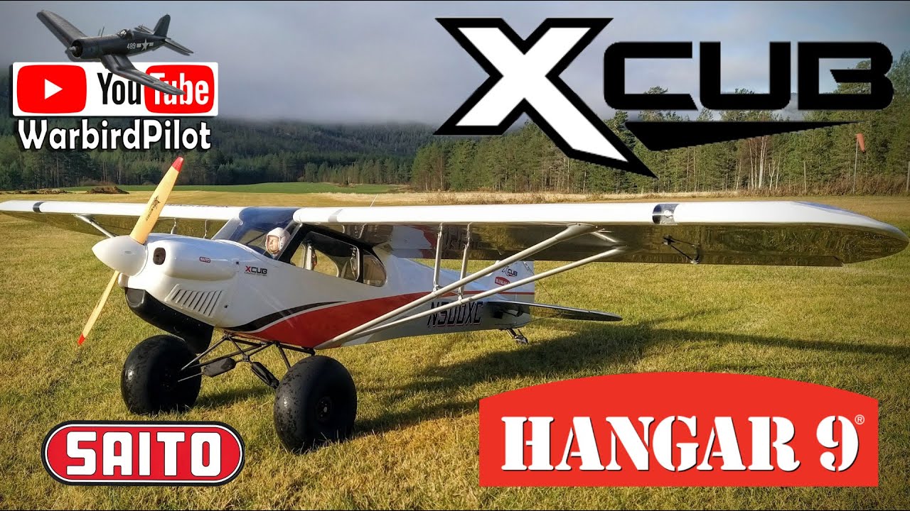 #Hangar9 Xcub bushwheel landing practice #saitoengine