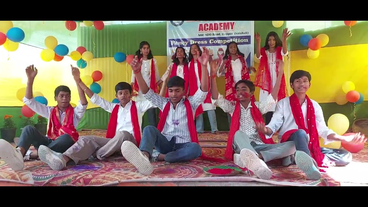 Holi Khele Raghuveera | Mount Fort Academy | #dance #school #student #youtube #holi #holispecial 