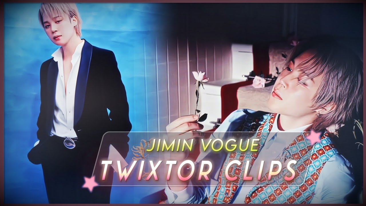Jimin vogue Twixtor clips for edits 4k 