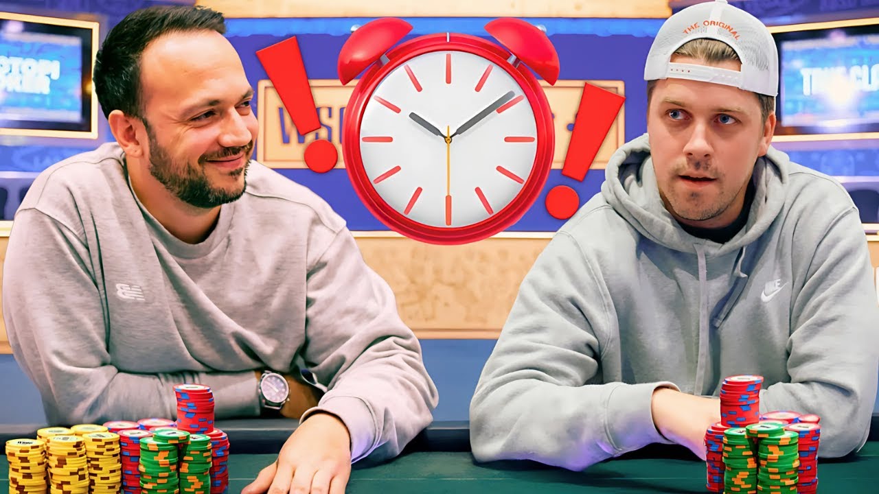 Clock Called?! Bluffing with 6-High at the World Series of Poker!