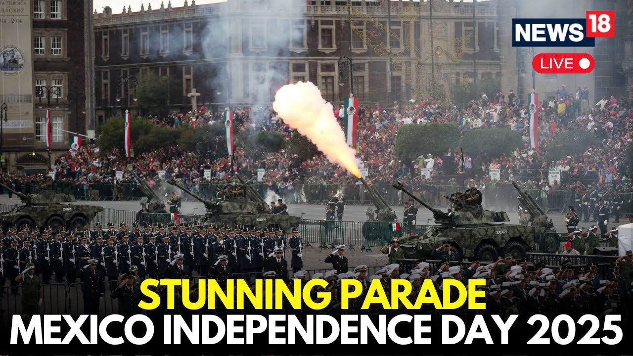 LIVE: Mexico Celebrates Independence Day with Grand Military Parade in Mexico City | Military March