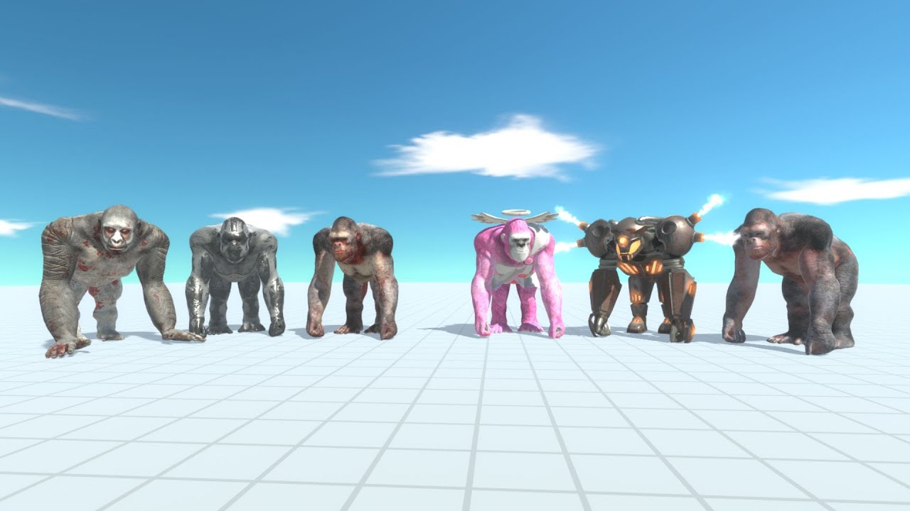 All Goro The Giant Team Vs All Units ARBS | Animal Revolt Battle Simulator