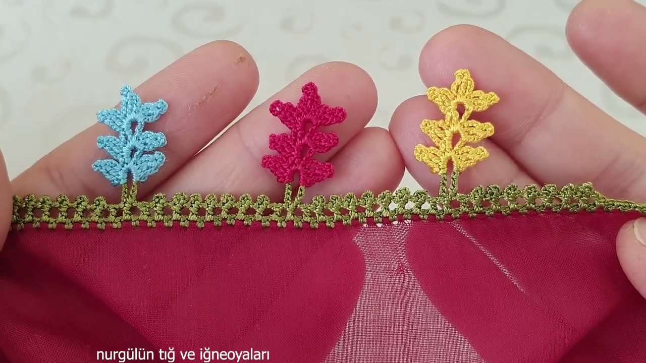 1066 #crochet#puntillas#handmade #kinitting#tigoyasi#sallantılı kalıp gibi dut oyası minik çam ağacı