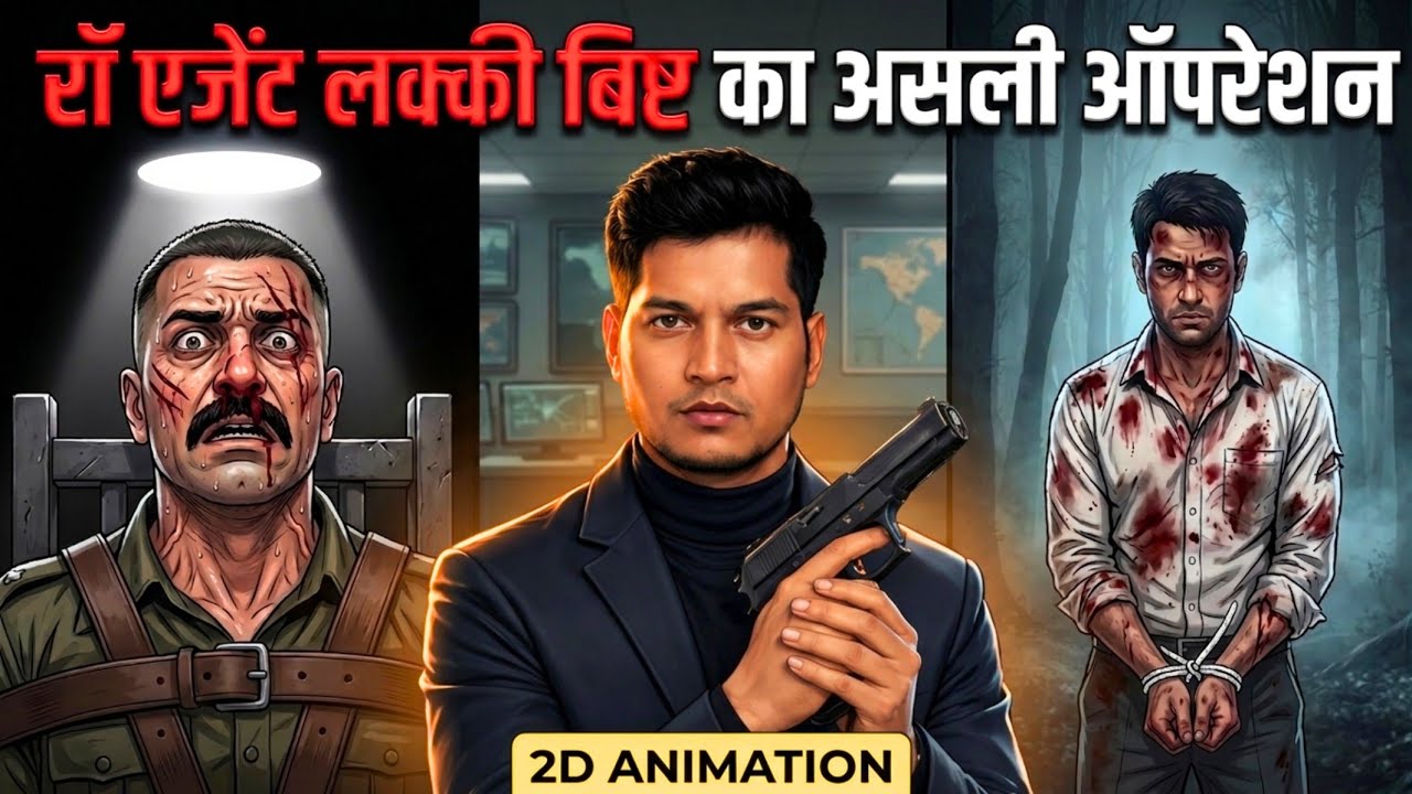 RAW Agent Lucky Bisht: The Untold Mission | 2D Animation Thriller Hitman
