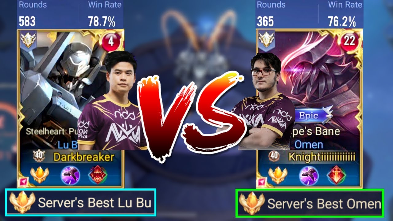 TOP 1 LUBU VS TOP 1 OMEN - SERVER BEST 1V1 BATTLE  | AoV | 傳說對決 | RoV | Liên Quân Mobile
