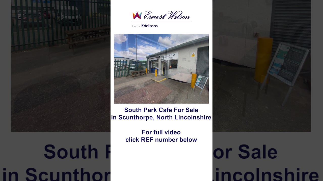 South Park Cafe. REF 590115. #ernestwilson #businessforsale #businesssales #cafe #scunthorpe