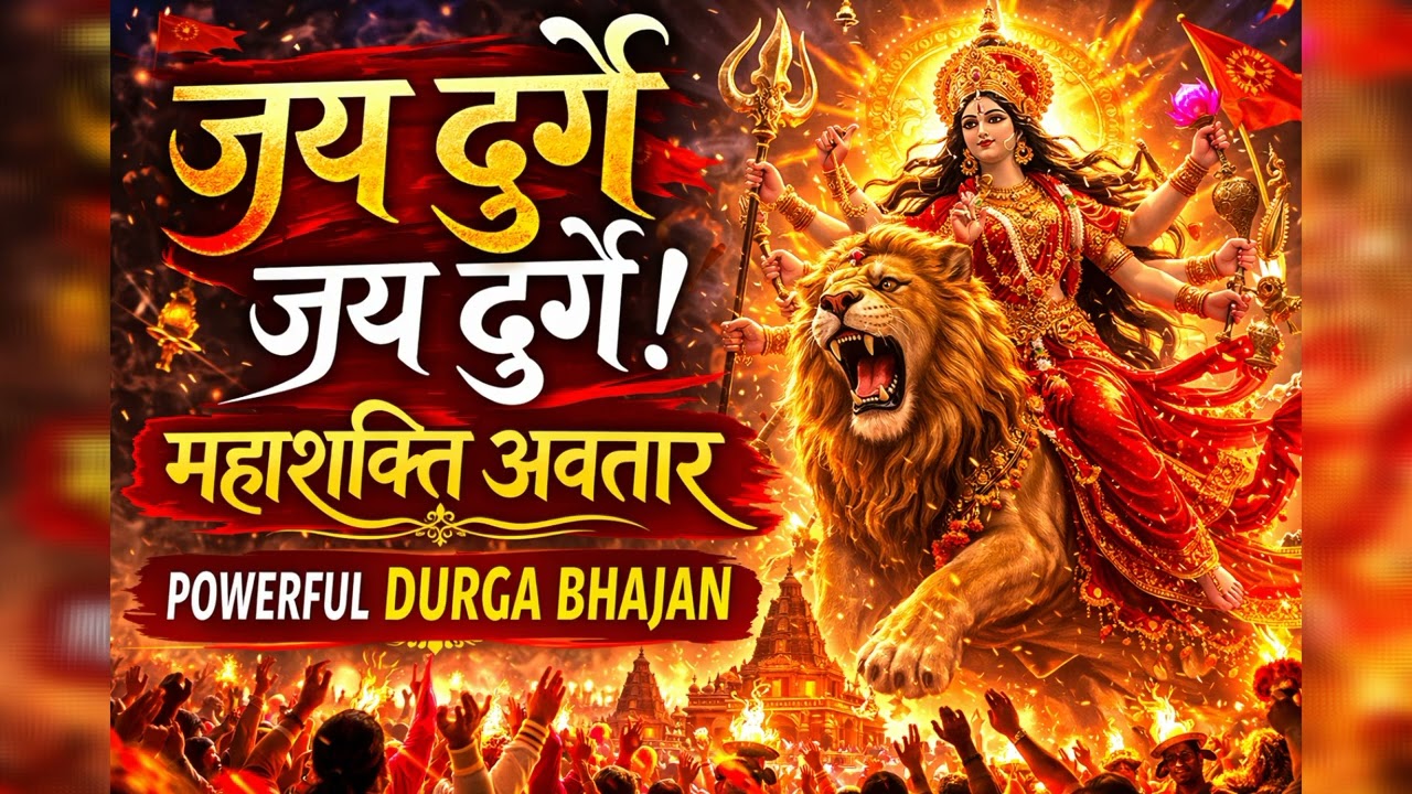 जय दुर्गे जय दुर्गे | Powerful Durga Bhajan | Mahashakti Mata Bhajan | Navratri Special