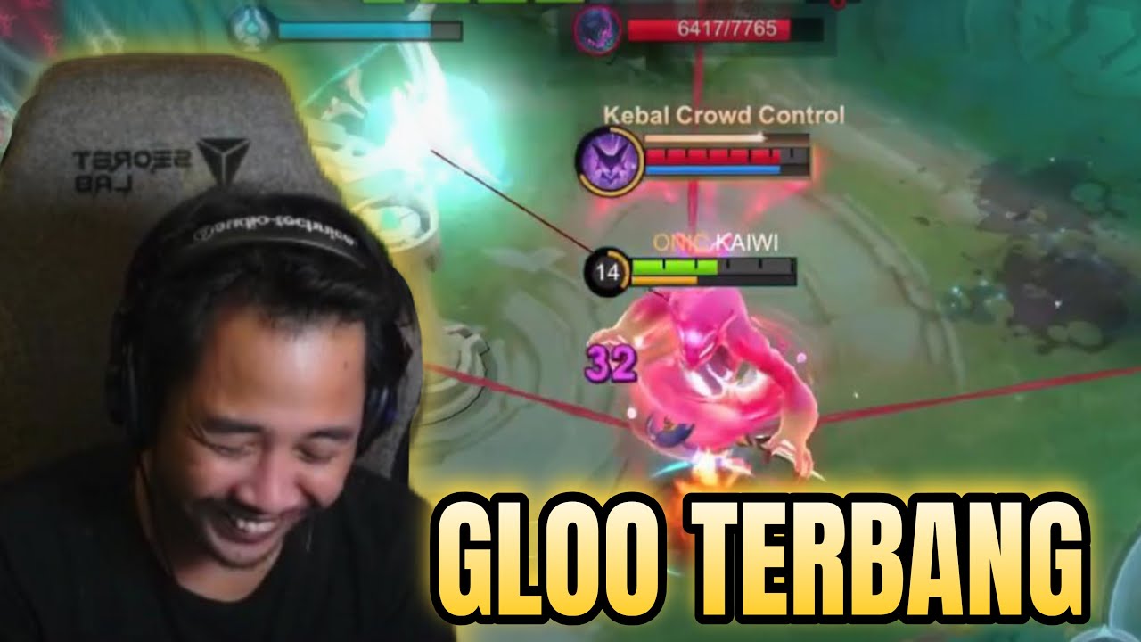 FANNY BAWA TERBANG GLOO SAMPAI TURRET 😂 - ENDINGNYA BIKIN NGAKAK - Mobile Legends