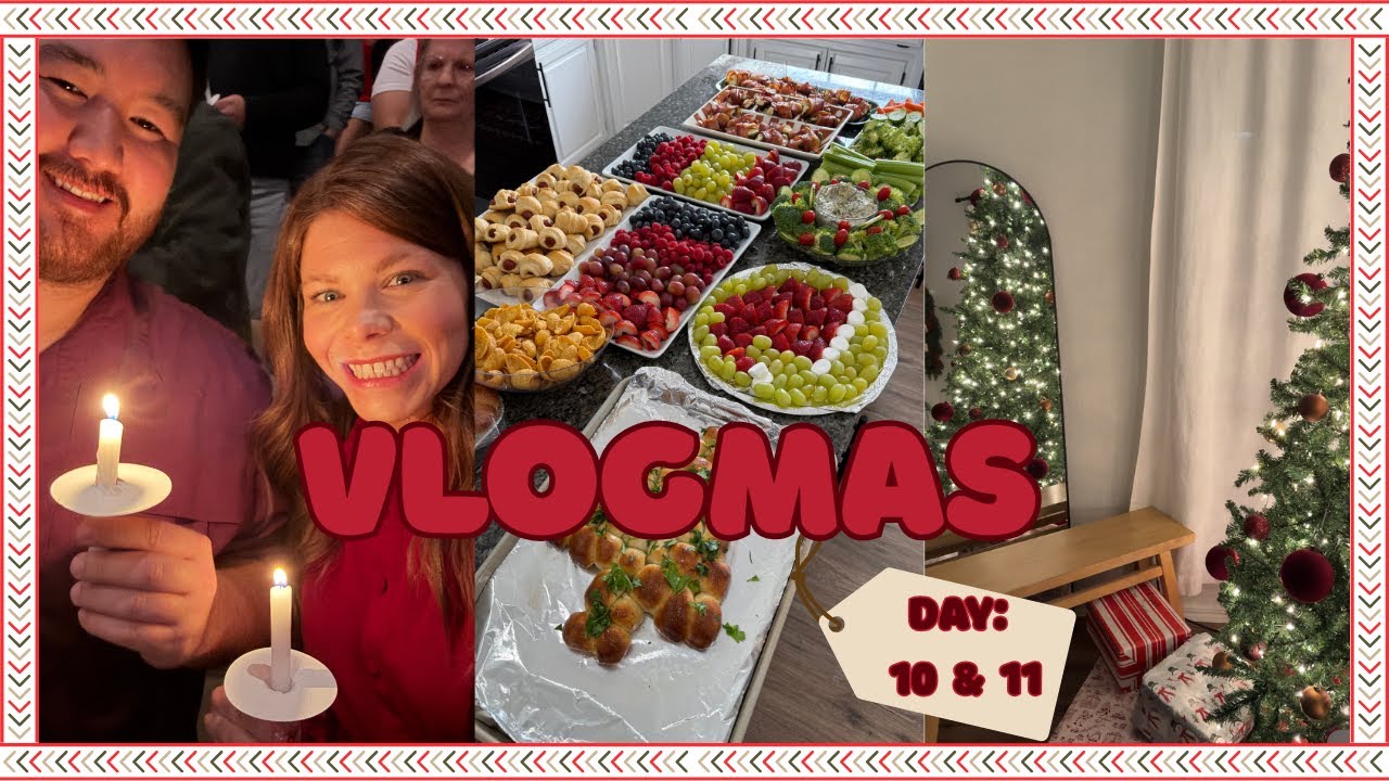 VLOGMAS ДНИ 10 И 11 🎄 Сочельник, служба при свечах, Рождество, игры и еда
