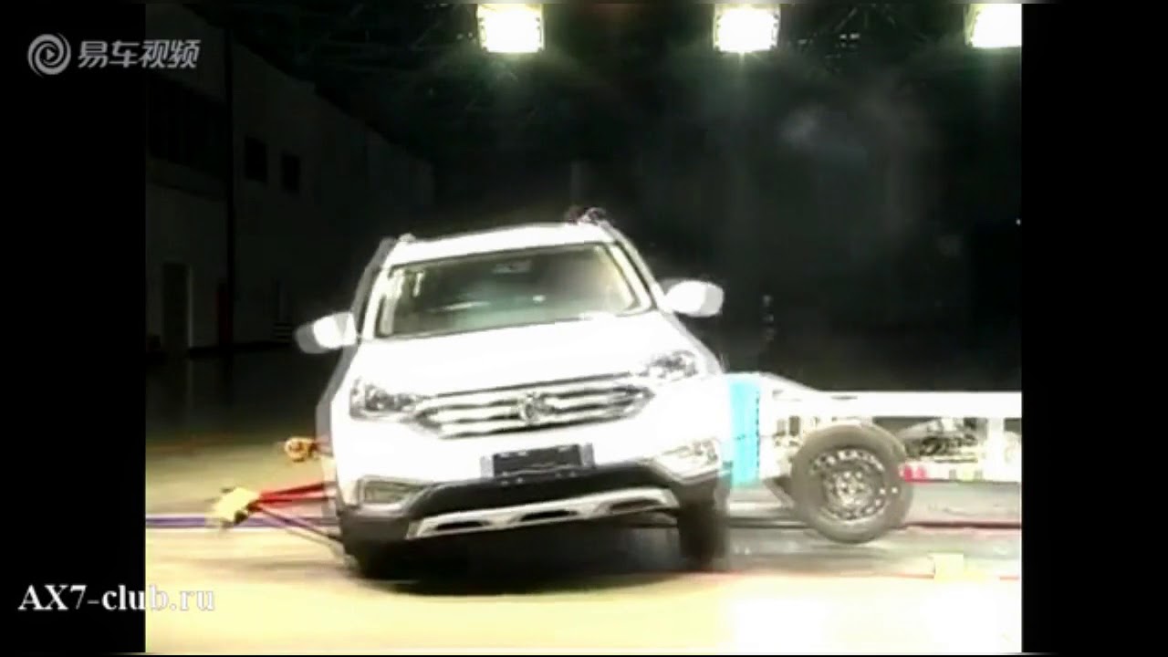 Crash test DONGFENG AX7 SUV (DFM AX7). Испытания кроссовера Донг Фенг ДФМ АХ7. Краш Тест