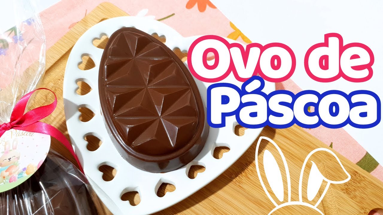 OVO DE PÁSCOA RECHEADO – OVO TABLETE 3D!