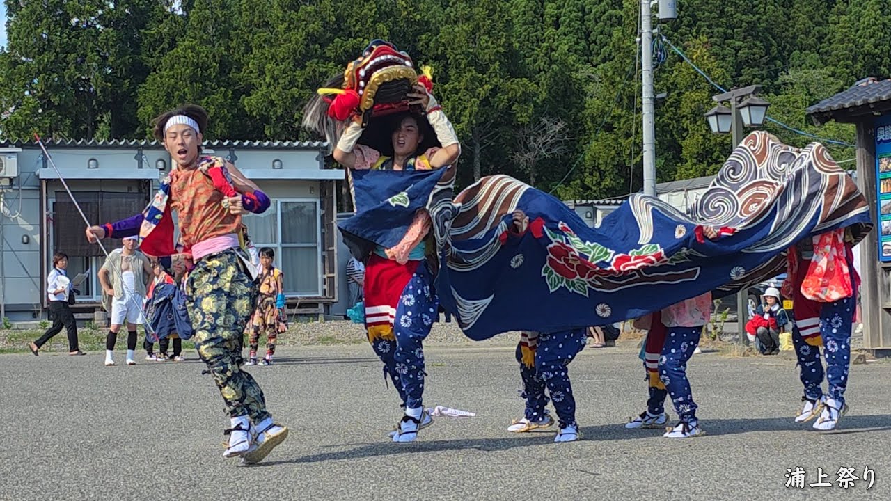 輪島市 浦上祭り 獅子舞・神輿渡御 あすなろ交流館 2025年 / 石川県輪島市門前町