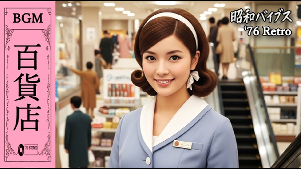 1970年代の百貨店BGM｜懐かしい銀座デパート、昭和バイブス