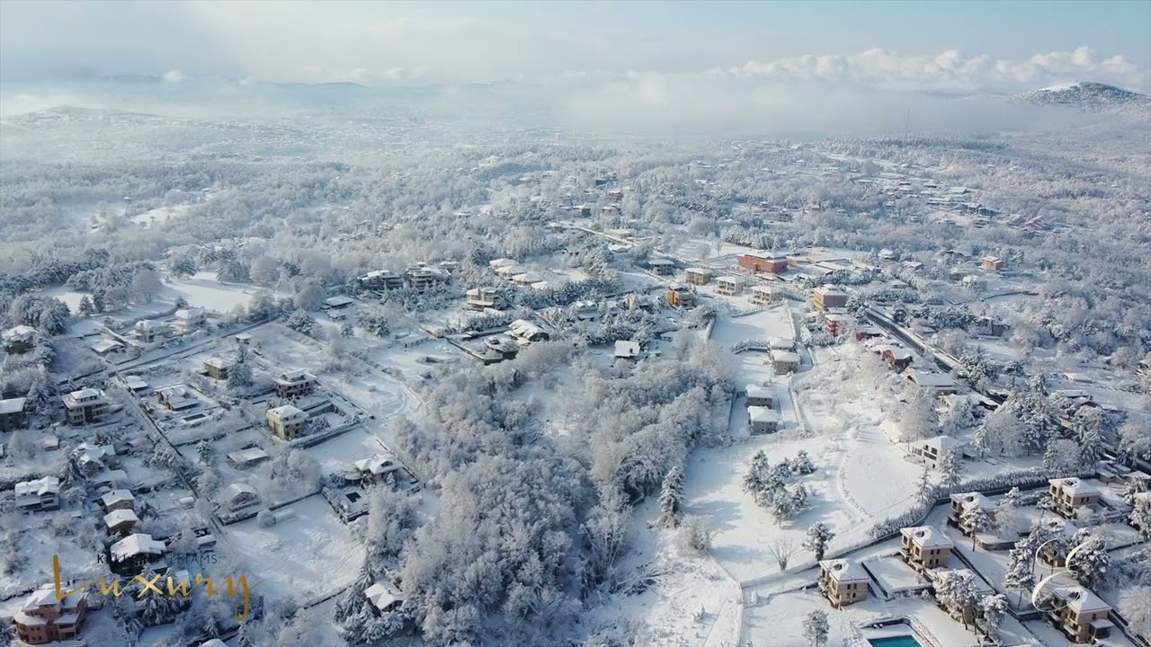 ÇEKMEKÖY, REŞADİYE SANATSAL KIŞ GÖRÜNÜMÜ - DRONE KÖY TURU
