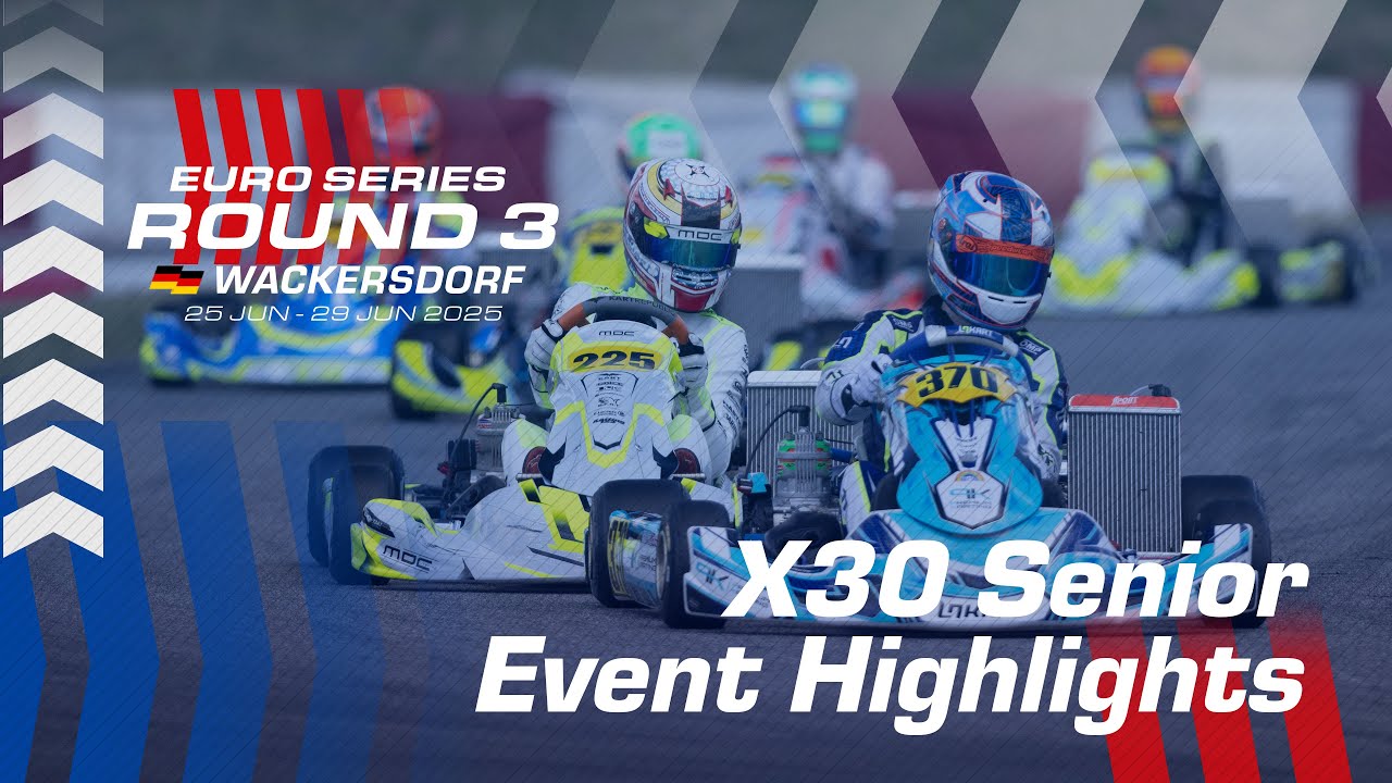 X30 Senior Highlights | Round 3, Wackersdorf | IAME Euro Series 2025