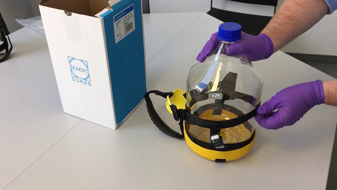 New DURAN® GL 45 Glass Laboratory Bottle Carrying System