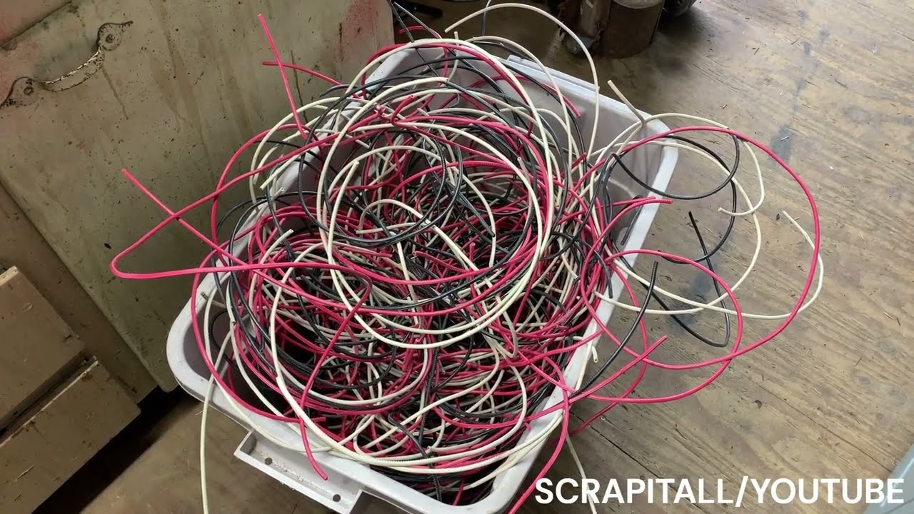 I Stripped 650 FEET of Copper Wire