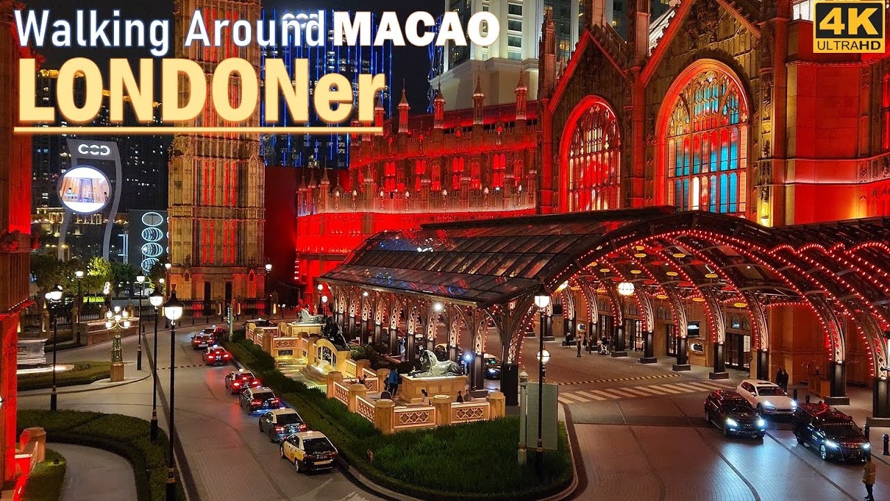 Walking Around Londoner Macao❗ Wynn Palace to Parisian [Venetian]⁉️ Macau Cotai at night