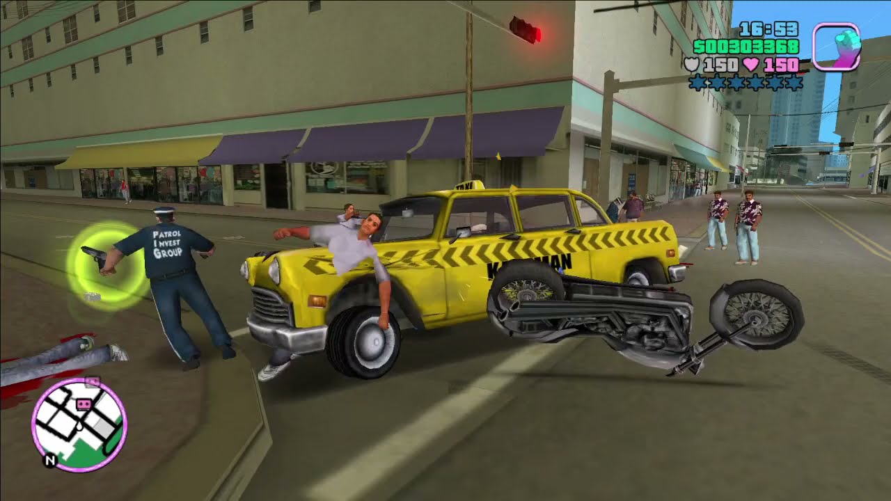 GTA Vice City | Gang Warfare #1 | Downtown (PC)
