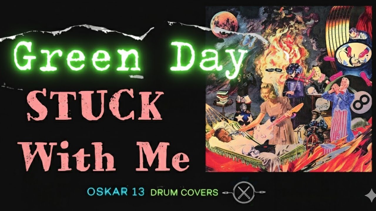 GREEN DAY Stuck With Me 🟢 Drum Cover by OSKAR 13 Drum Covers
