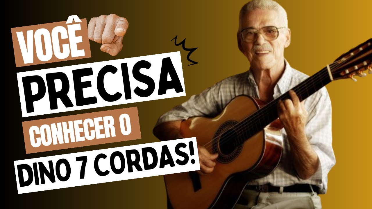 Dino 7 cordas! O MAIOR nome do 7 cordas.