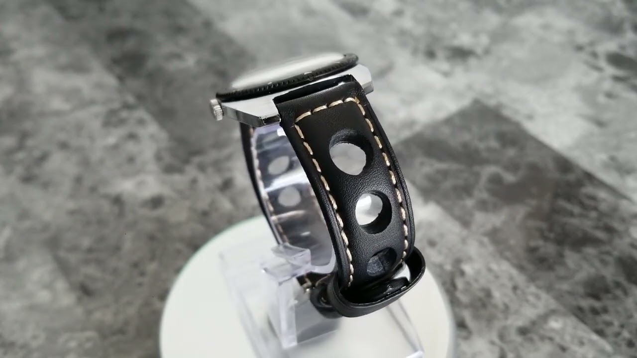 1975 Timex Dynabeat Electric Mens Watch Rally Strap
