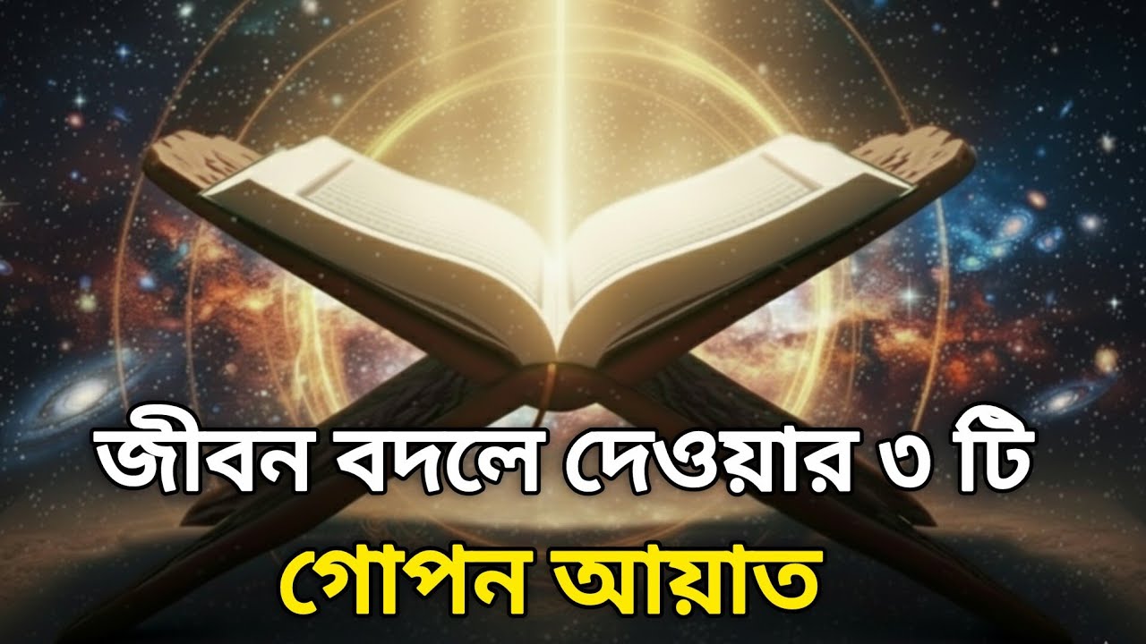সূরা বাকারার ৩টি গোপন আয়াত|যা পড়লে আপনার