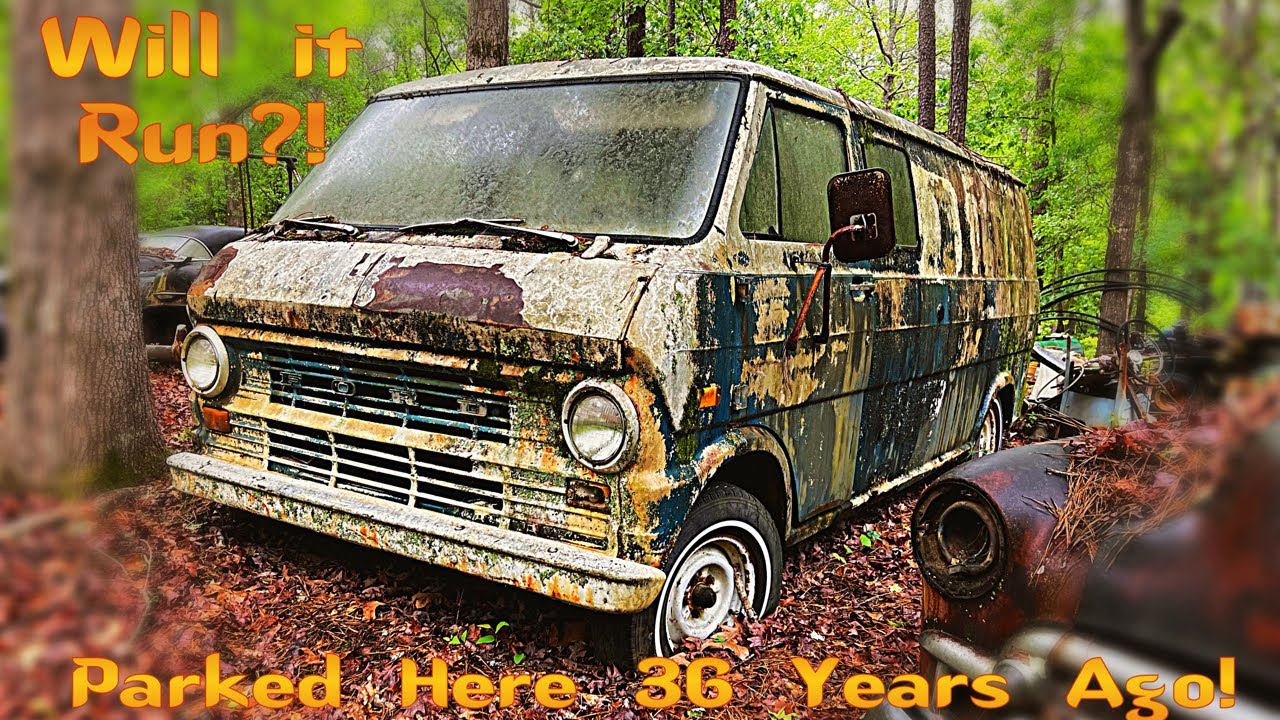 Parked in the Woods 36 Years Ago! Will this V8 Ford Econoline Run Again?!